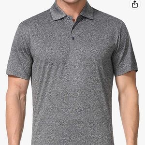 Dark grey golf shirt